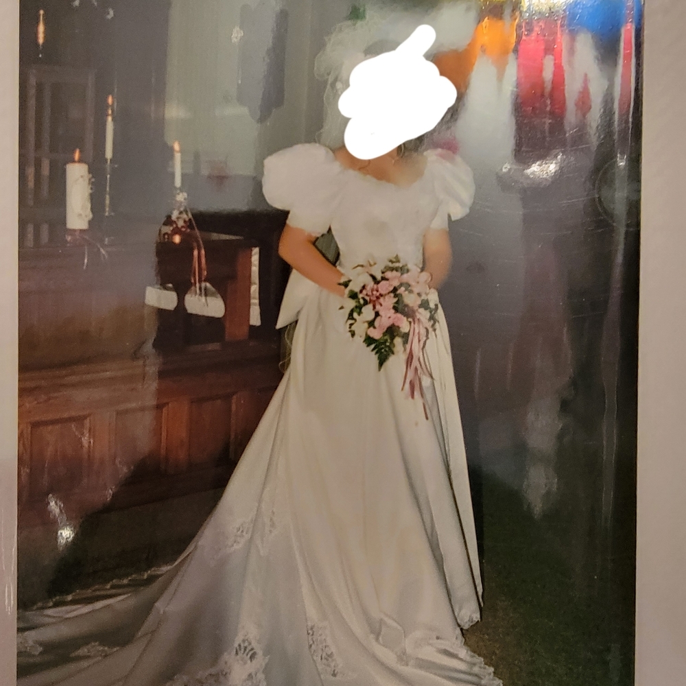 Beautiful wedding gown